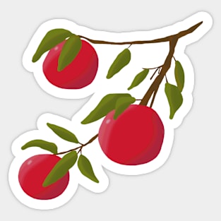 apple tree branch Sticker